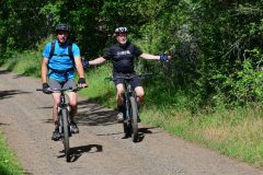 La Gergovienne : à la Serre - VTTistes sur le chemin du retour